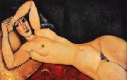 Amedeo Modigliani Reclining Nude with Arm Across Her Forehead France oil painting artist